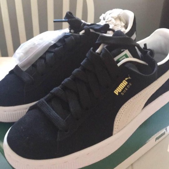 BRAND NEW women puma suede classic black shoes size US 6.5 & US 7.5 - Picture 5 of 8